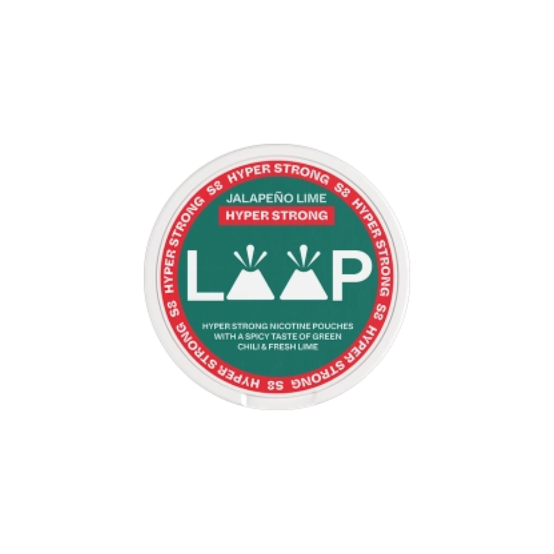 Buy LOOP Jalapeno Lime Hyper Strong Nicotine Pouches Online – SnusLjus