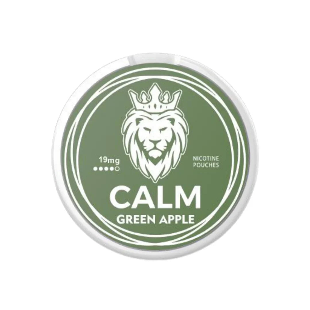 buy-calm-green-apple-19mg-nicotine-pouches-online-snusljus