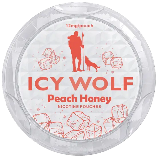 buy-icy-wolf-peach-honey-12mg-nicotine-pouches-online-snusljus