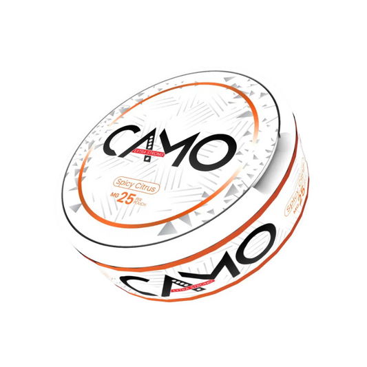 camo-kryddig-citrus-25mg-nikotinpåsar-online-snusljus