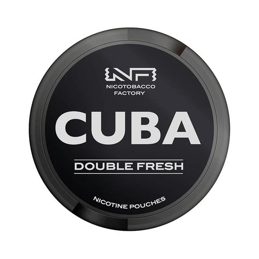 CUBA Black Double Fresh Nicotine Zakjes