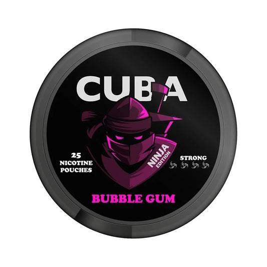 CUBA Ninja Bubblegum Nicotine Zakjes