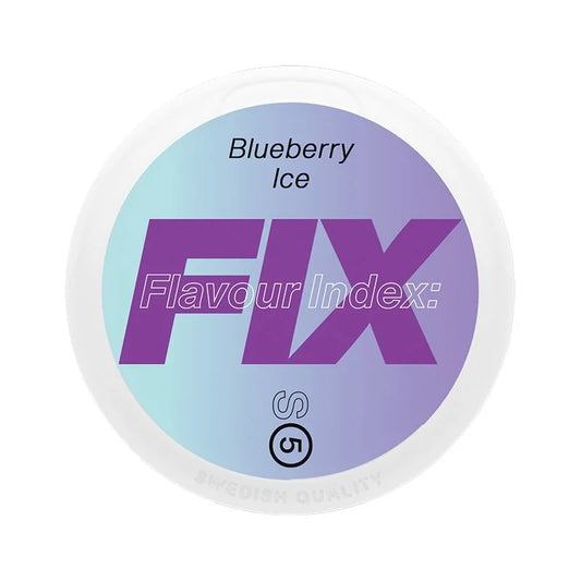 fix Bosbes Ice 12mg Nicotine Zakjes