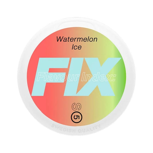 fix Watermeloen Ice 11.5mg Nicotine Zakjes
