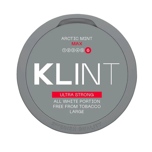 klint Arctische Munt Max Ultra Sterk 19mg Nicotine Zakjes online snusljus