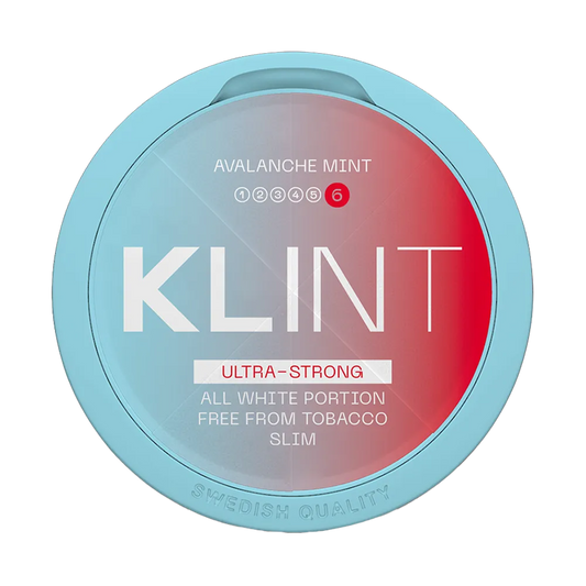 klint Avalanche Mint 25mg Nicotine Zakjes online snusljus