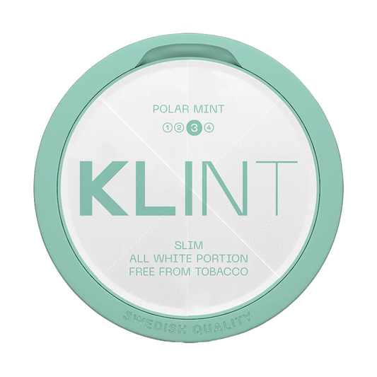 klint Polar Mint 8.4mg Nicotine Zakjes online snusljus